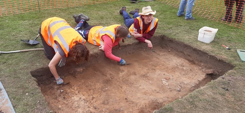 Wollaton Park - archaeology dig