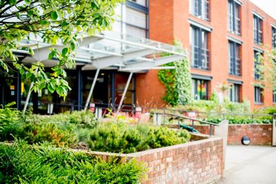 Newark Hall accommodation exterior, Jubilee campus