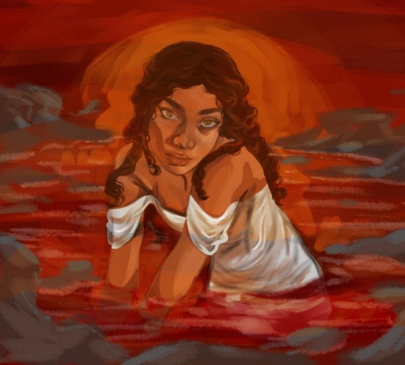 Woman in lake - Aurora Amaryllis