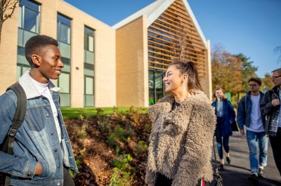 Undergrauate students visiting Cripps Health Centre, University Park