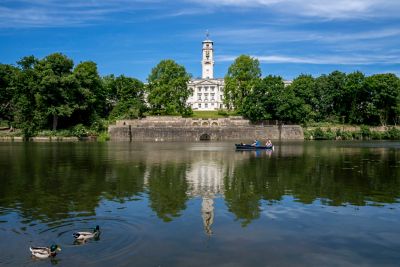 Trent Building in sunshine  June 2nd 2020 by Lisa Gilligan-Lee