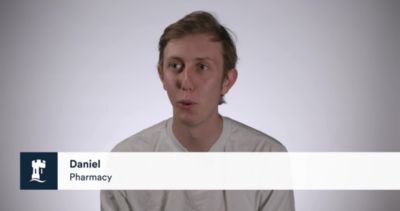 Pharmacy student, Daniel MacDonald talks about his favourite things to do as a student