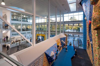 Interior view of the David Ross Sports Centre