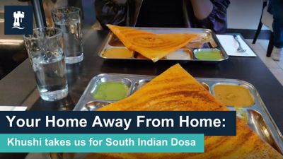Khushi takes us to her favourite dosa restaurant in Nottingham, Dosa and Chutney, to show us how she stays connected to her home while at university