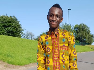 Francis Adam - smiling outdoors