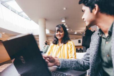 Undergradute students studying in the George Green library, University Park. November 5th 2021.