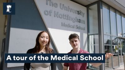 A tour of the Medical School Building hosted by medicine students, Pascal Vogiaridis and Jessie Luke