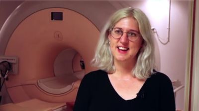 A student talking about their research throughout their third year academic research project.