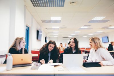 Undergraduate students attending a Maths lecture