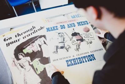 Looking through WW11 British Propaganda posters - MSS