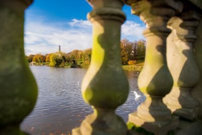 Highfields lake during autumn